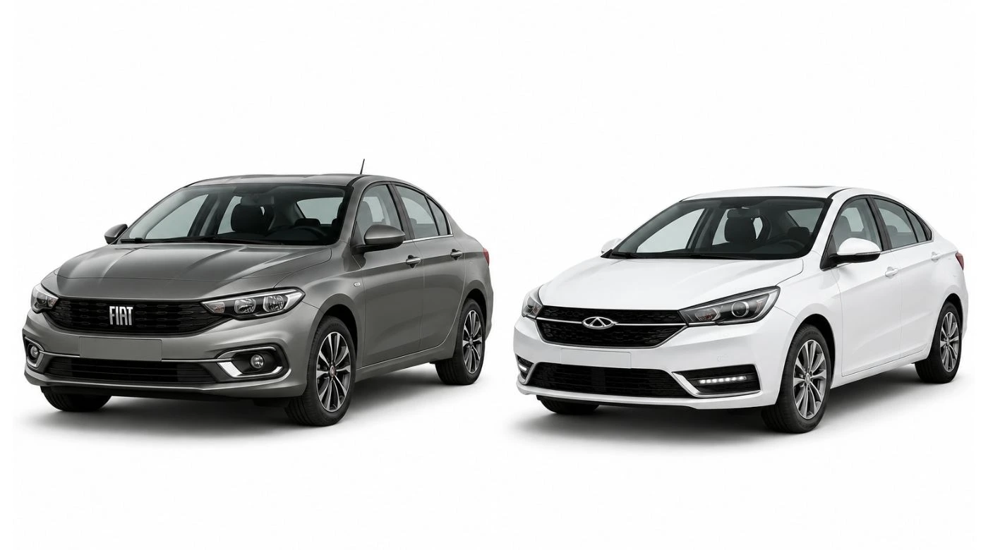 Fiat Tipo 2026 vs Chery Arrizo 5: Price and Specifications