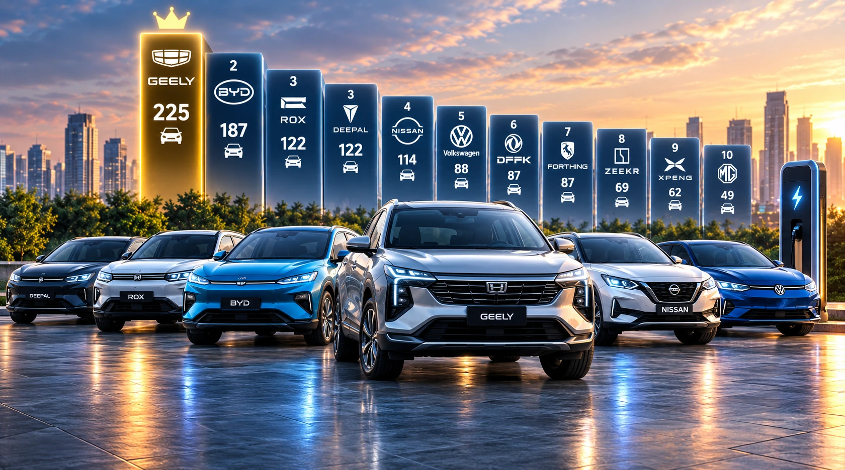 most registered car brands in Egypt | Geely vs BYD