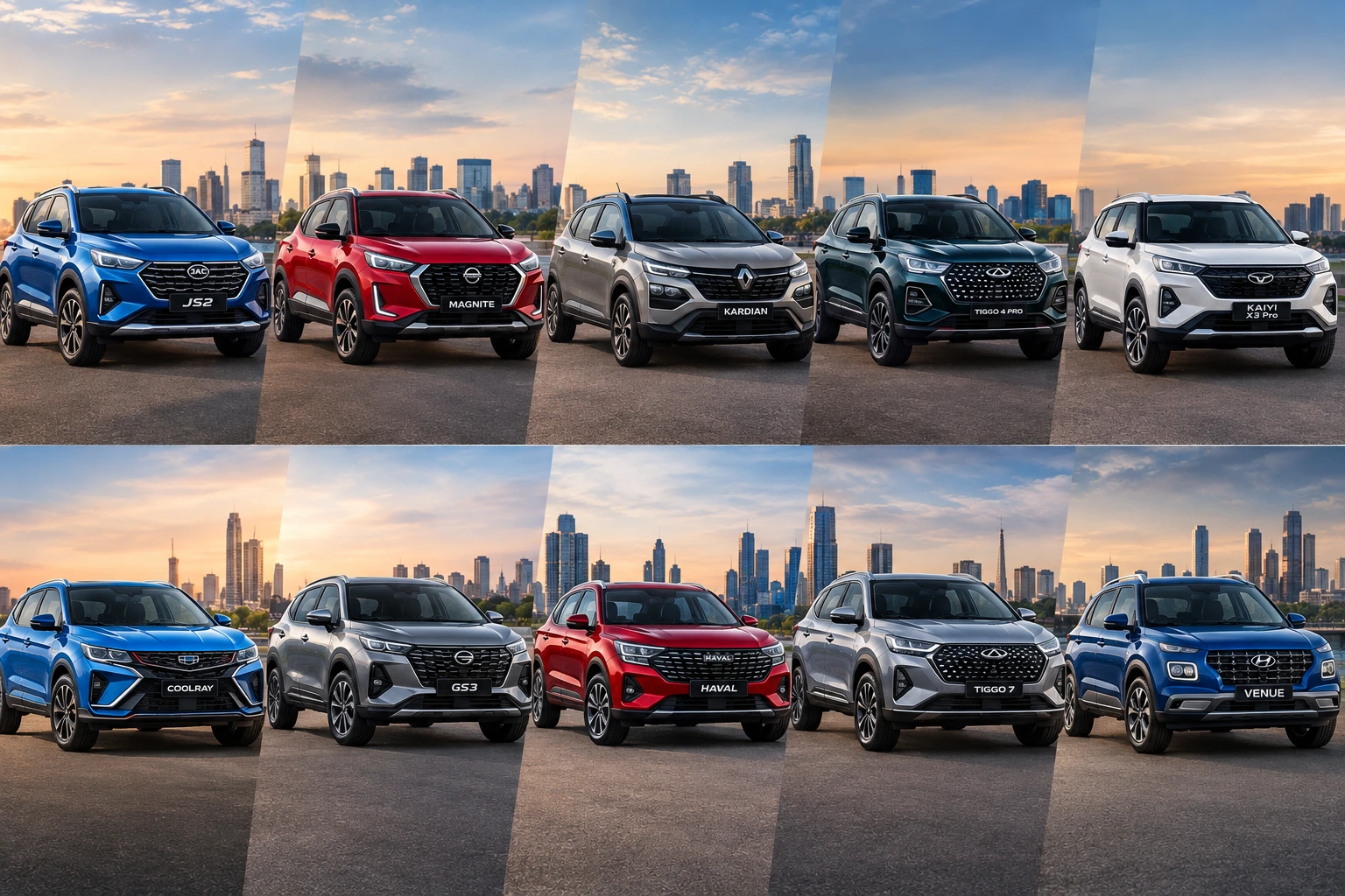 أرخص سيارات كروس أوفر SUV في مصر.. 10 سيارات تحت المليون
