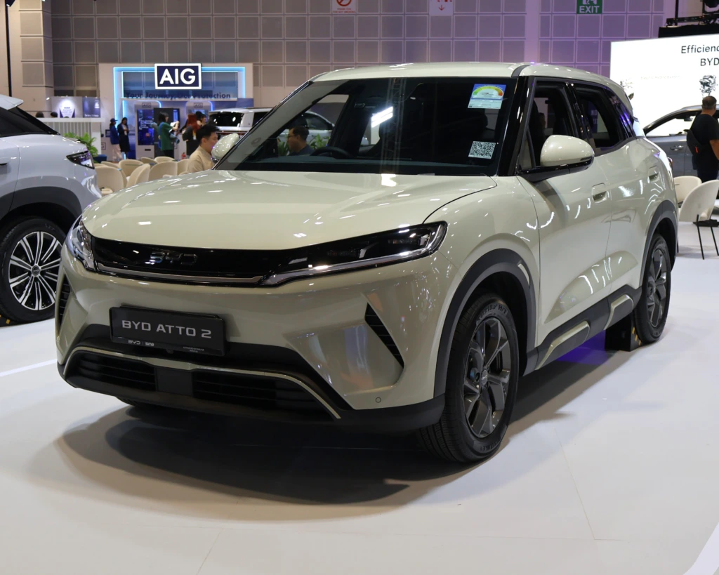 BYD Atto 2 2027 من الأمام - صورة توضيحية للطراز