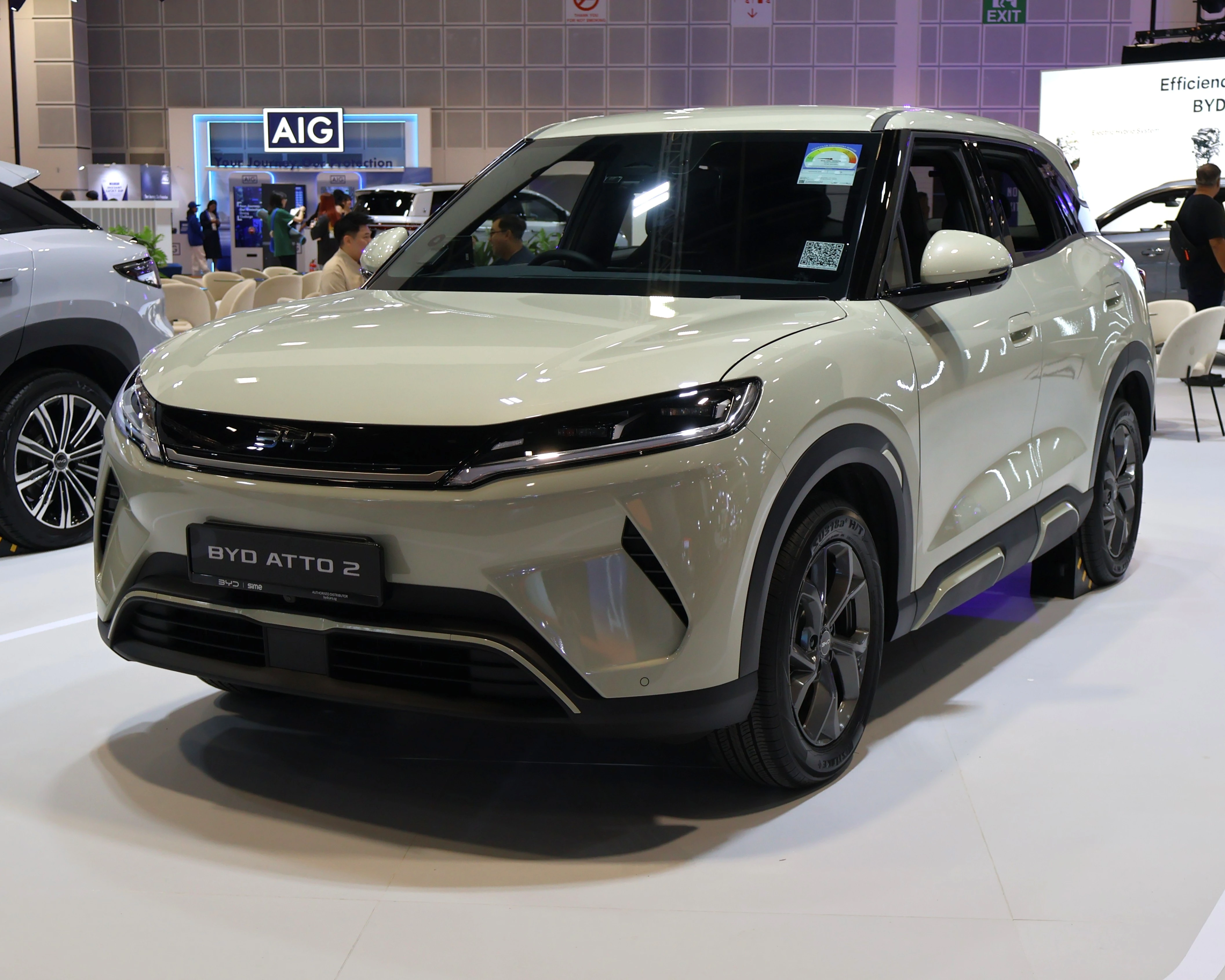BYD Atto 2 2027 من الأمام - صورة توضيحية للطراز